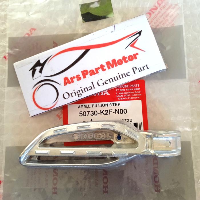 Gambar ARM STEP FOOTSTEP FOOT STEP ALAS PIJAKAN KAKI NEW SCOOPY 2021 AHM - kiri dari Ma Partt undefined Tokopedia