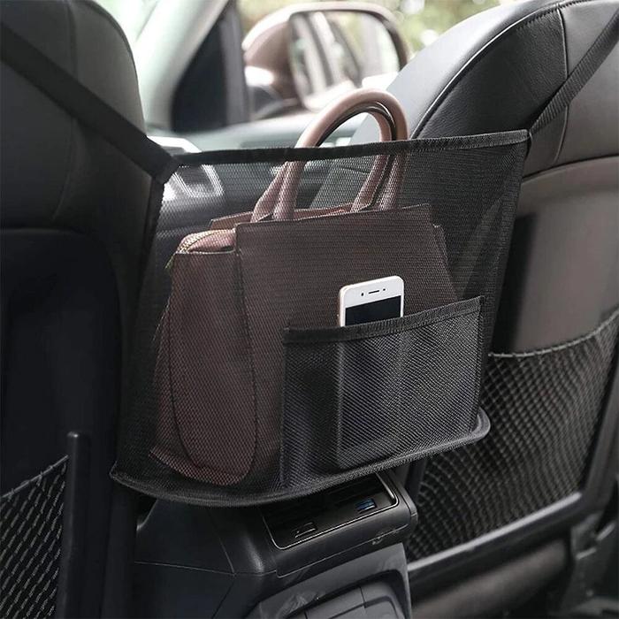 Gambar Tas Kantung Jaring Tengah Sekat Penyimpanan Penghalang Kursi Jok Mobil dari Lbagstoremall undefined Tokopedia