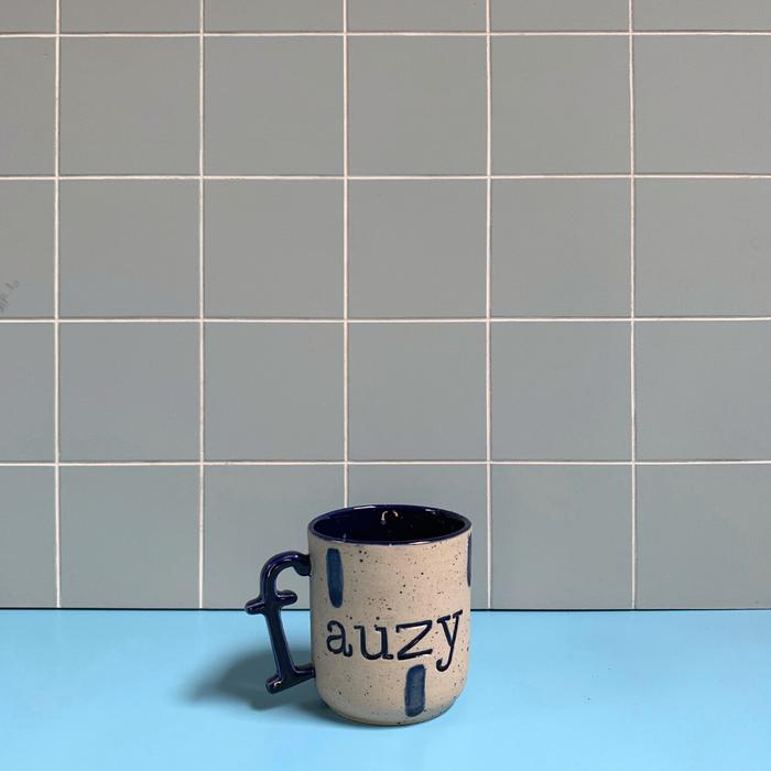 Gambar CUSTOM MUG HURUFMUKU - DRIP SERIES - Cobalt Blue dari Kandura Studio undefined Tokopedia