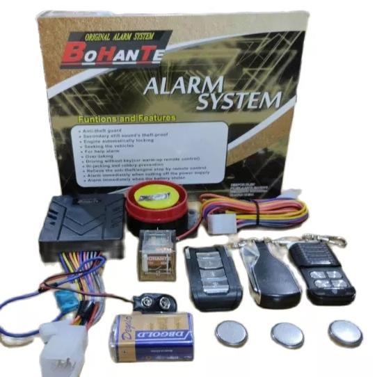 Gambar ALARM BOHANTE 3 REMOTE SPECIAL EDITION BHT ANTI MALING STARTER MOTOR - GOLD KOMPLIT dari Grosir Shop Motor GSM undefined Tokopedia