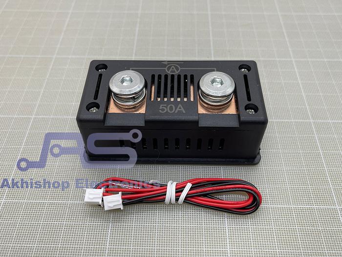 PZEM-025 Tester DC Voltmetro Amperometro Digitale 0-300V 0-300A Con Display Retroilluminato (50A) - 6