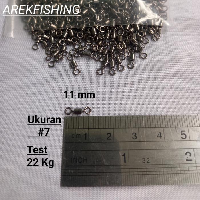 Gambar kili-kili/Swivel Rolling Connector pancing - Ukuran 7 dari Arek(Fishing) undefined Tokopedia
