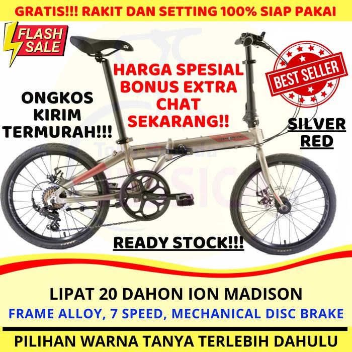 Jual Sepeda Lipat 20 Dahon Ion Madison BLACK, Dirakit Kota