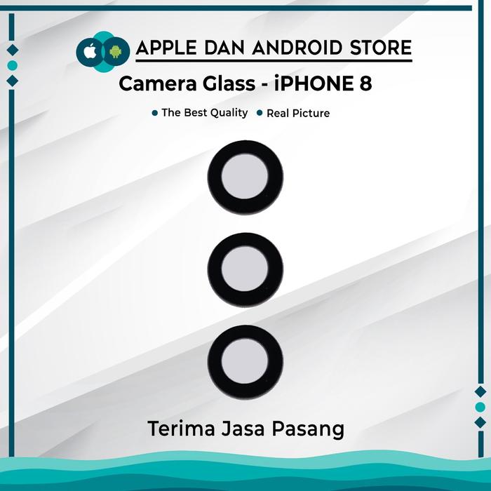 Gambar KACA CAMERA BELAKANG IPHONE 8 / 8 PLUS - 8 dari apple dan android store undefined Tokopedia