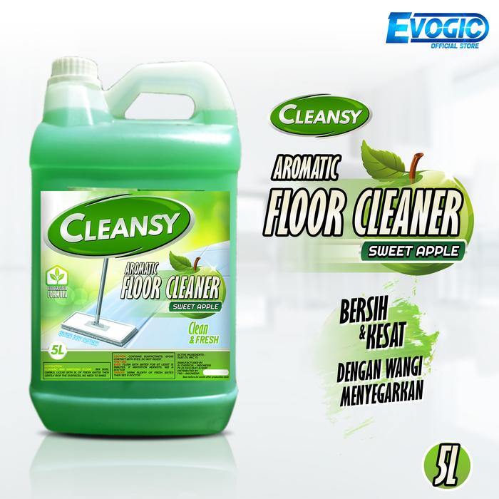 Gambar Cleansy aromatic floor cleaner pembersih lantai anti bakteri 5L - Fresh Lemon dari evogic official store undefined 4 Tokopedia