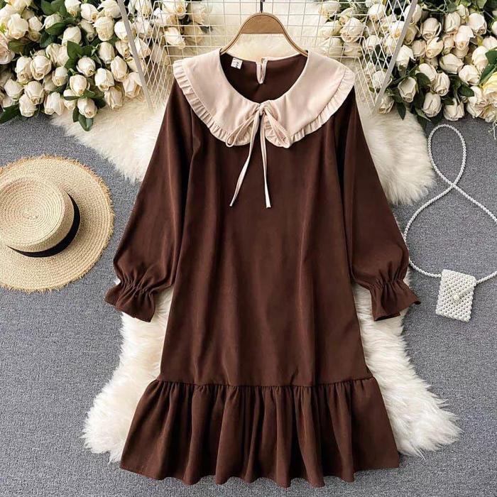Gambar Belva Tunik Anak Baju Atasan Anak Perempuan Umur 1 Sampai 12 Tahun - Brown, 2XL dari Moeza Kids undefined Tokopedia