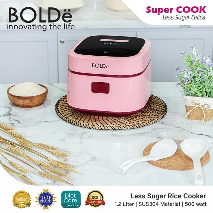 Gambar BOLDE Less sugar/BOLDE SUPER COOK Less sugar Celica 1,2 Liter - TOSCA - Merah Muda dari TOKO JAWA ELECTRIK undefined Tokopedia