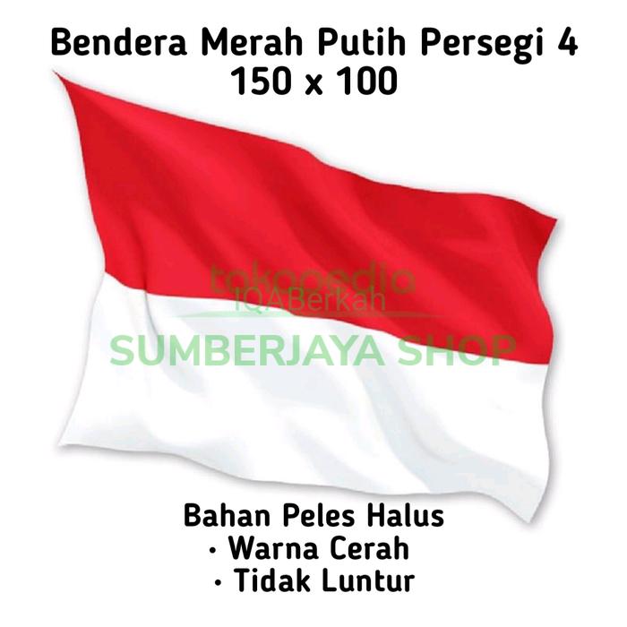 Gambar Bendera Merah Putih Ukuran 150 x 100 Bahan Satin - LISPLANG 280X50 dari SUMBERJAYA SHOP undefined Tokopedia