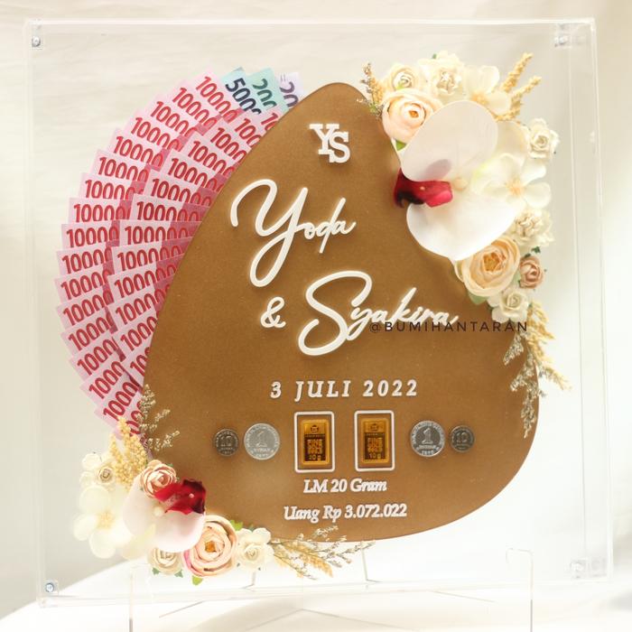 Gambar Mahar Pernikahan Acrylic Akrilik Bening Transparan Uang Acrylia Desain - Baby Blue dari Bumi Hantaran Store undefined Tokopedia
