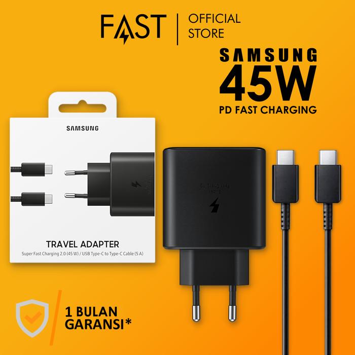 Jual Charger Samsung TYPE C to TYPE C NOTE 10 A50 A70 PD Fast - Main Image