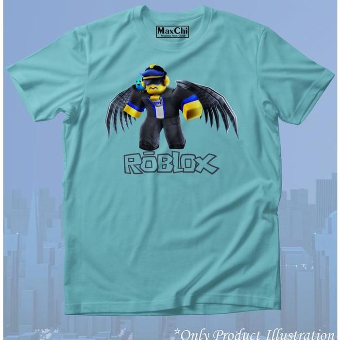 Gambar XX4 [Maxchi] Kaos Anak dan Remaja Dewasa Roblox Wing Biru Muda | Kaos - S dari Esra Kinandatsani undefined Tokopedia