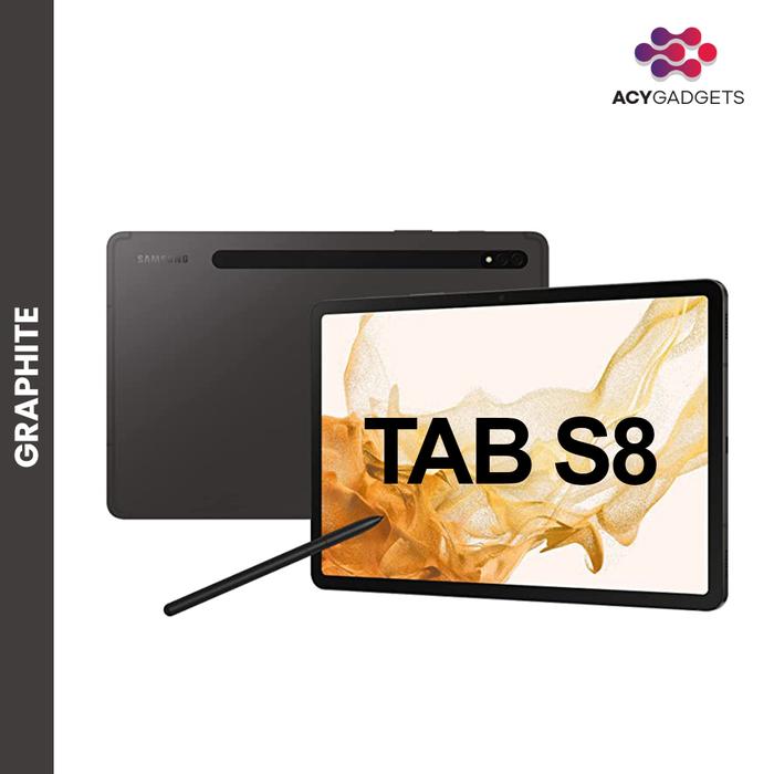Gambar SAMSUNG GALAXY TAB S8 (WIFI) 8/128GB GARANSI RESMI SEIN - Graphite dari ACY Gadget Official undefined Tokopedia
