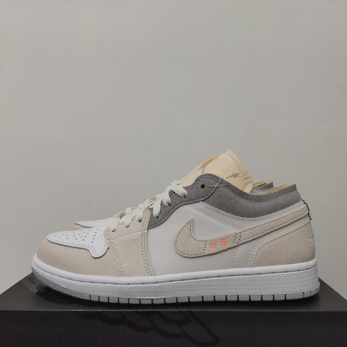 jordan 1 lowinside out cream white light grey