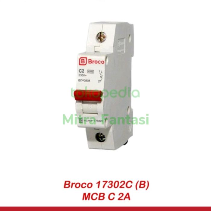 Gambar MCB BROCO 1 Phase SNI Original Asli STUT STUTS STUTZ 2A - 40A - 2 AMPERE dari Mitra Fantasi undefined Tokopedia
