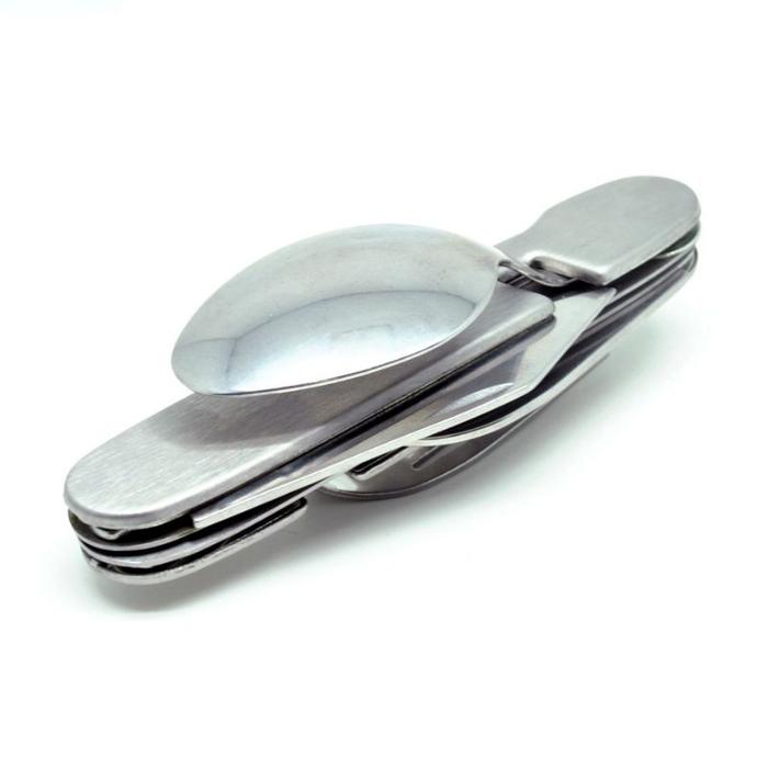 Gambar SENDOK LIPAT CAMPING SENDOK LIPAT SWISS ARMY ALAT MAKAN OUTDOOR - silver dari MANDALAWANGI OUTDOOR01 undefined Tokopedia