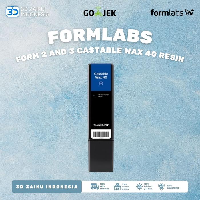 Gambar Original Formlabs Form 2 and 3 Castable Wax 40 Resin for 3D Printing dari 3D Zaiku Indonesia undefined Tokopedia