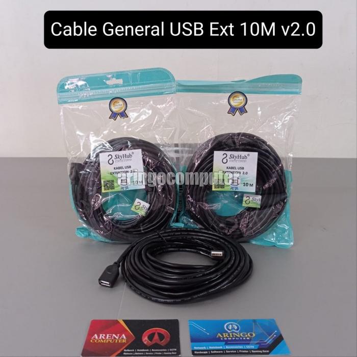 Gambar Cable General USB Ext 10M v2.0 dari Aringo Computer Samarinda undefined Tokopedia