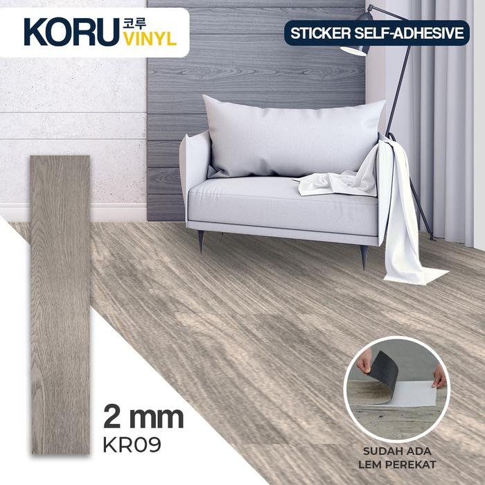 Gambar KORU Lantai Vinyl Sticker Premium Motif Kayu Korea Parket Stiker 2mm - KR09 dari Enchanting Official Shop undefined Tokopedia