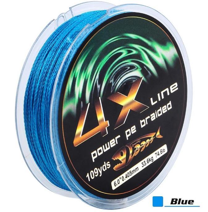Gambar NEW SOUGAYILANG 100M PE FISHING LINE SENAR PANCING 4 BRAIDED FISHING - Biru, 0.4# dari lapakbudi10 undefined Tokopedia