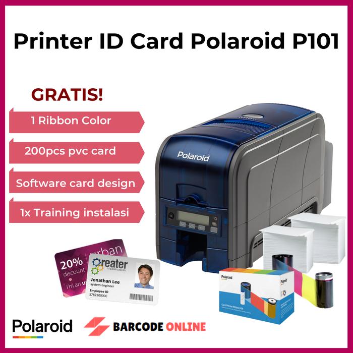 Jual ID CARD PRINTER KARTU POLAROID 