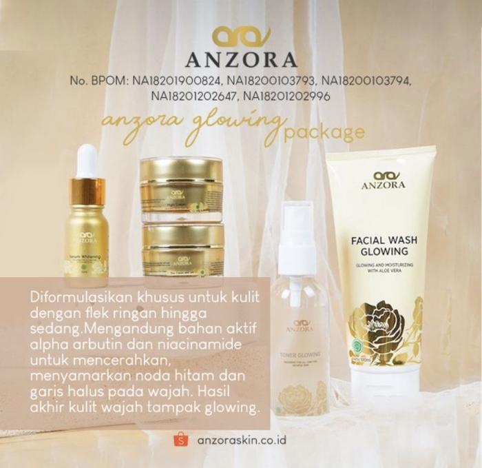 Gambar ANZORA SKINCARE PAKET GLOW DAN ACNE - glow dari sumatra_store undefined Tokopedia