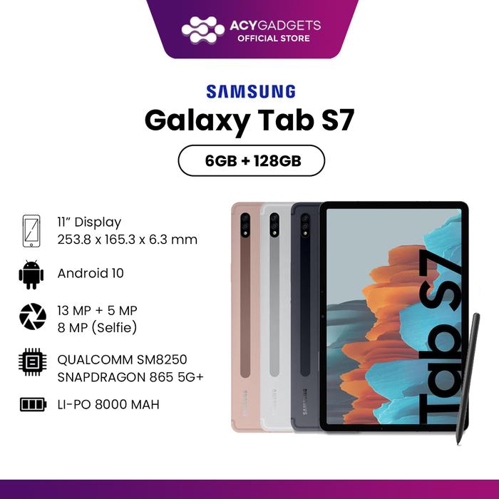 Gambar SAMSUNG GALAXY TAB S7 PLUS/TAB S7+ 8/256GB GARANSI RESMI SEIN - Tab S7 dari ACY Gadget Official undefined Tokopedia