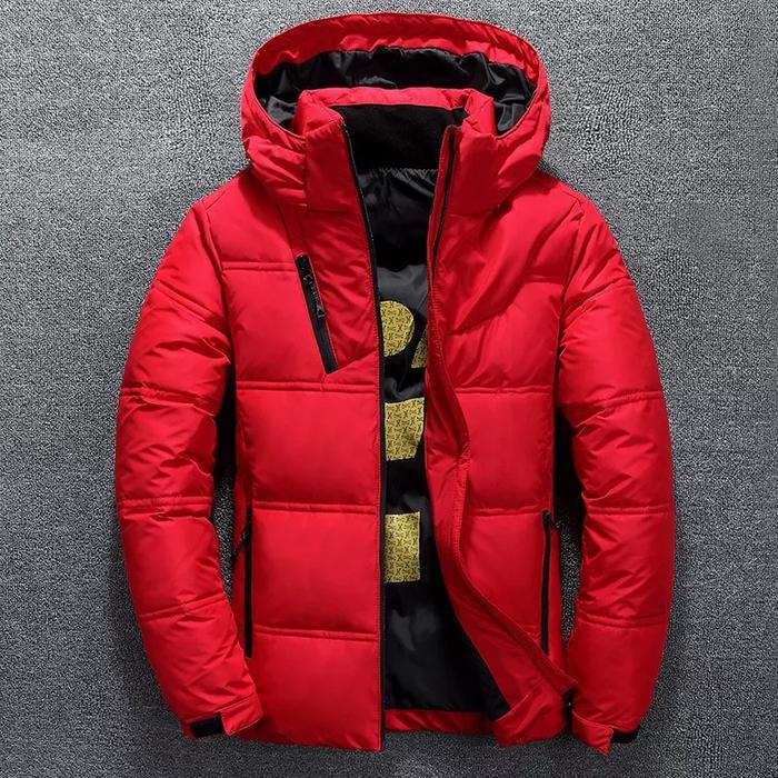 Gambar jaket winter pria / jaket winter musim dingin / jaket tebal original - Merah, XXL dari zenhil store undefined Tokopedia
