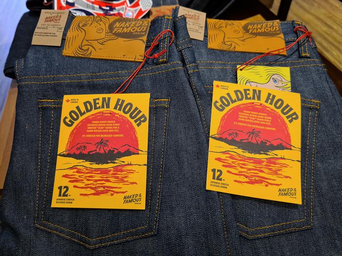 Jual Naked Famous Denim Weird Guy Golden Hour Stretch Selvedge