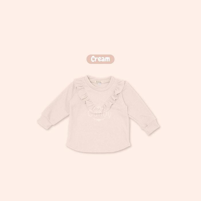 Gambar BEST Atasan Anak (1-5th) - Atasan Nara Waffle Top By Candy - Cream, M dari Discro undefined Tokopedia