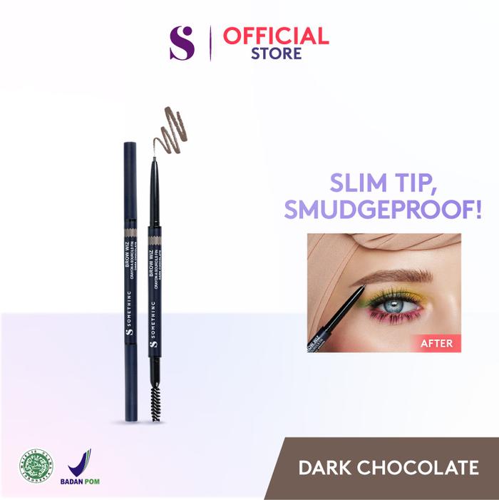 Gambar SOMETHINC BROW WIZ Retractable Eyebrow - DARK CHOCOLATE dari Somethinc undefined Tokopedia