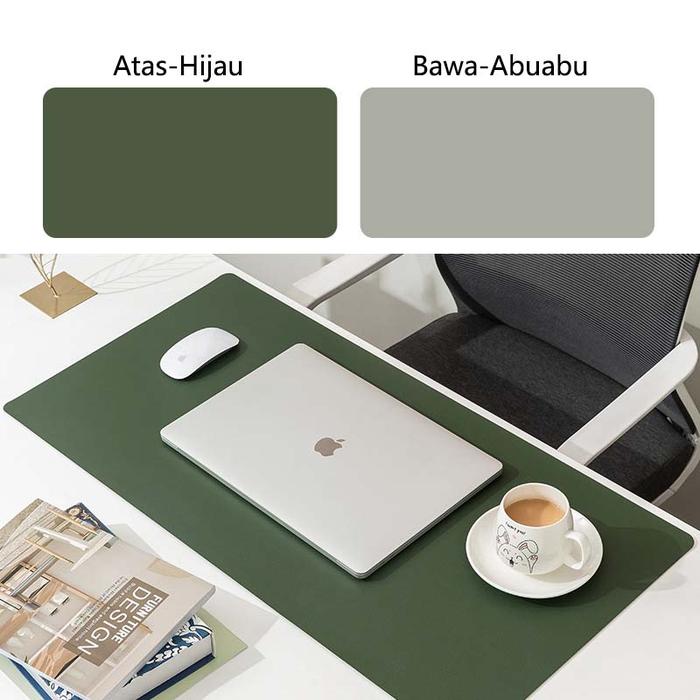Gambar Alas Tatakan Mouse Pad Raksasa Matras World Map Computer Table Mat - Tosca+Abuabu, 60x30 dari Zakka Home undefined Tokopedia