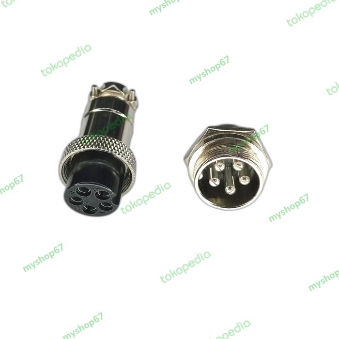 Socket Cb Pin Jual Jack Connector CB 5 pin set/ socket CB GX20 5 pin - Jakarta Pusat ...