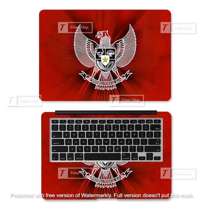 Gambar Stiker Laptop 11, 12, 13, 14 inch / Garskin Laptop / Garuda - G2 FULL 2 PCS, 10.1 inci dari Trisno Shop undefined Tokopedia