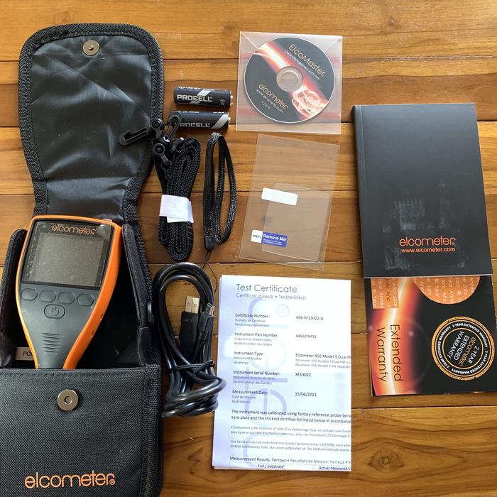 Elcometer デュアル式ストレートプローブ スケール1 T456CFNF1S