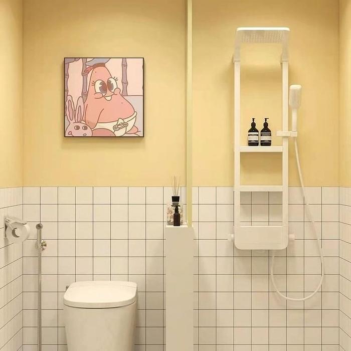 Jual Keramik 10x10 cm Putih Semi Glossy - Keramik Dinding Kamar Mandi