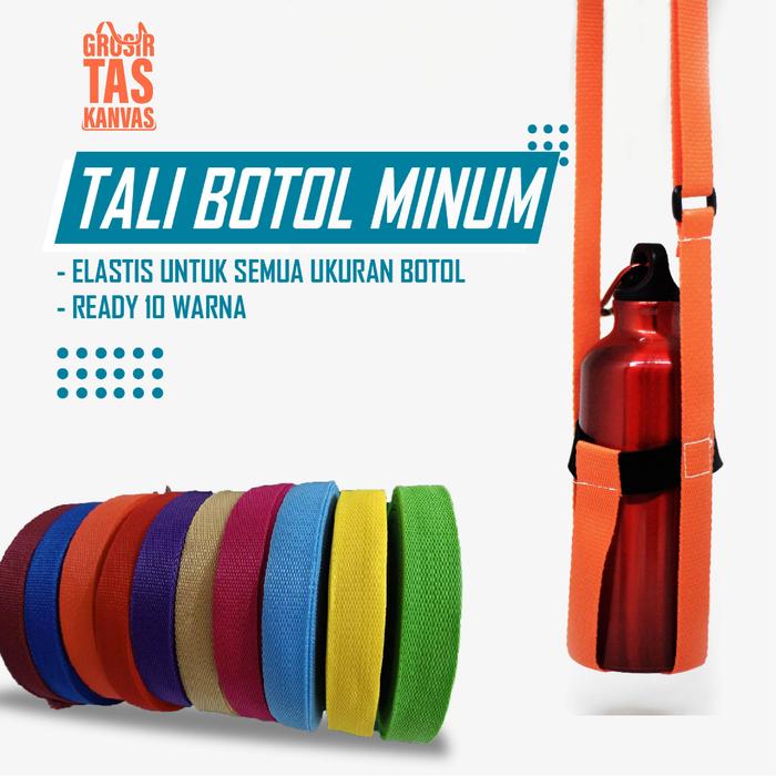 Gambar TALI BOTOL MINUM - TALI BOTOL TUPPERWARE - TALI BOTOL LUMBA LUMBA ALL - Orange dari DOUBLEFIVE GROUP undefined Tokopedia