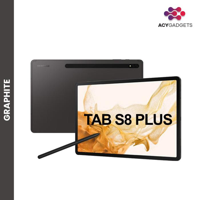 Gambar SAMSUNG GALAXY TAB S8 PLUS (5G) 8/256GB GARANSI RESMI SEIN - Graphite dari ACY Gadget Official undefined Tokopedia