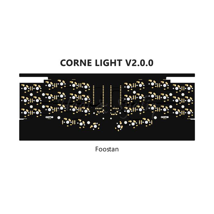 Jual Corne Light v2.0.0 split ergo mechanical keyboard pcb crkbd alps
