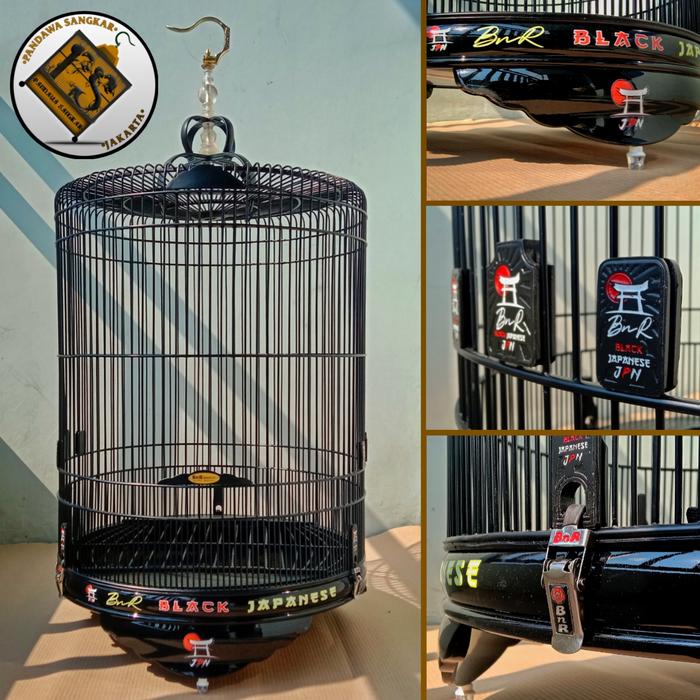 Gambar SANGKAR/KANDANG MURAI BNR PVC DECAL BLACK JAPANESE dari PANDAWA SANGKAR undefined Tokopedia