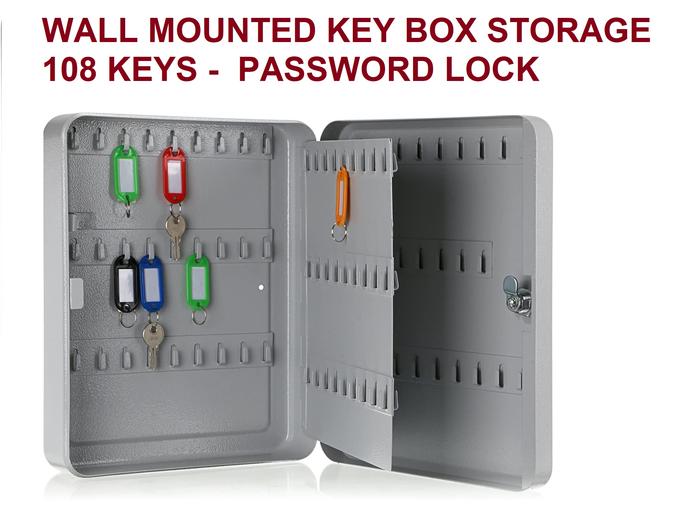 Gambar Metal Safety Password Lock Key Box Hook 108 Keys- Tempat Gantung Kunci - Putih dari NONI TOPED SHOP undefined Tokopedia