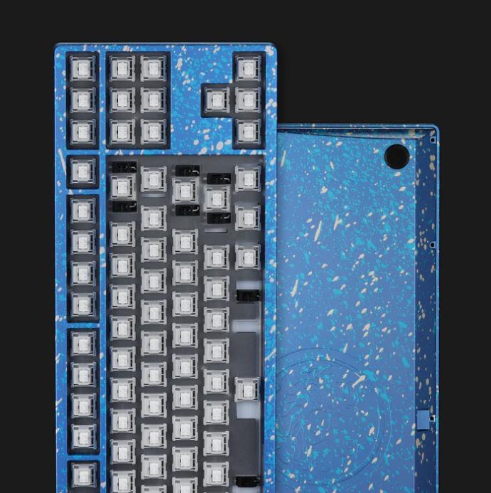 Gambar KBDFANS TIGER 80 TKL Barebone Mechanical Keyboard Leaf Spring Mount - ARCTIC SKY dari SquarePlay undefined Tokopedia