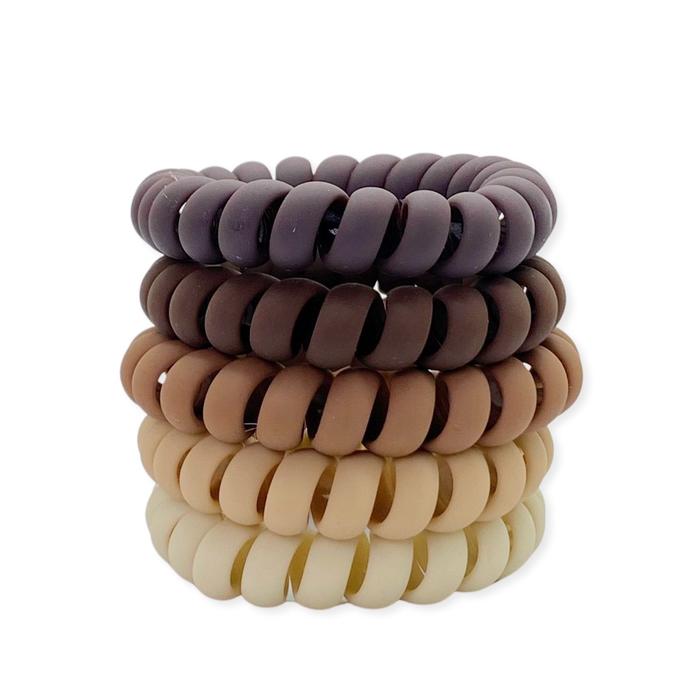 Gambar W! Accessories Ikat Rambut Spiral Premium (5pcs) 64290100 - 01 dari W Accessories by Scoop undefined Tokopedia