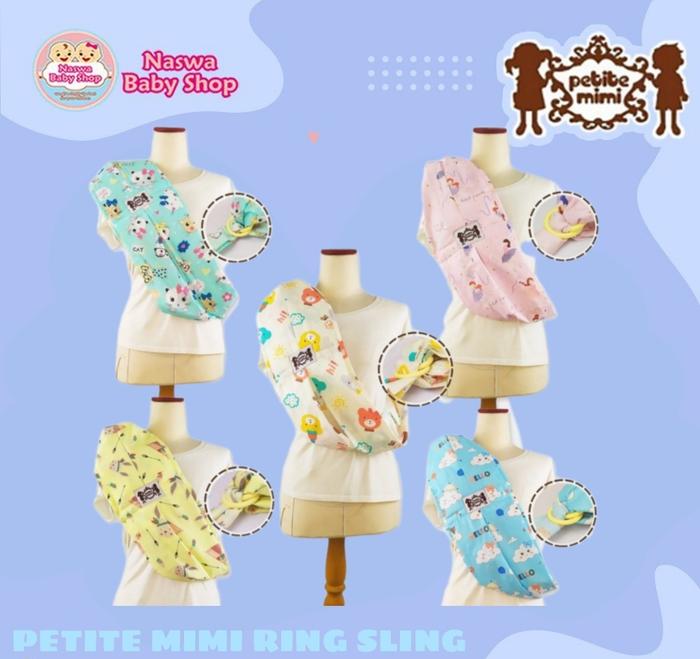 Jual Petite Mimi Gendongan Bayi Ring Sling Motif Yellow Indian