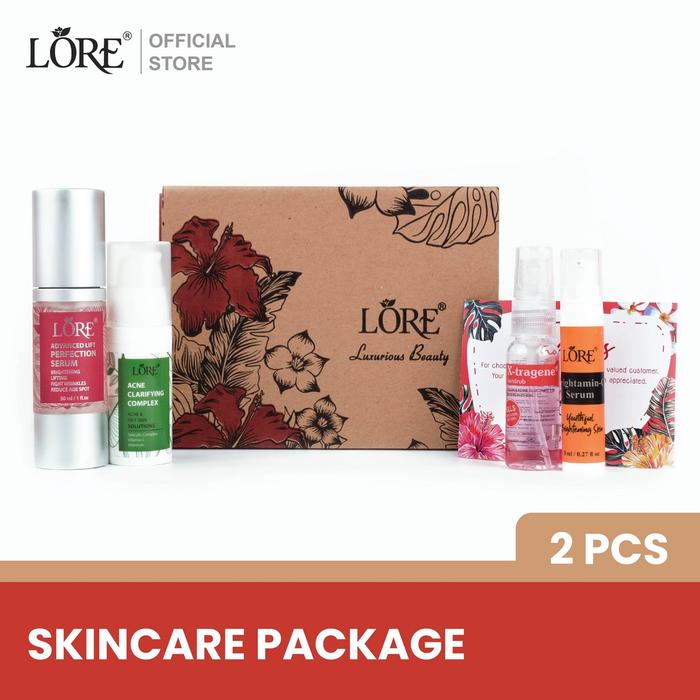 Gambar LORE Skincare 2 pcs, Paket lengkap perawatan kulit sensitif dari Lore Luxurious Beauty undefined Tokopedia