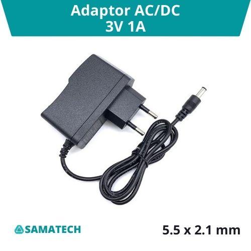 Gambar AC/DC Adaptor Converter Power Supply Adapter DC 5.5x2.1mm 5V 3V 1A 2A - 3V1A dari Samatech Solution undefined Tokopedia