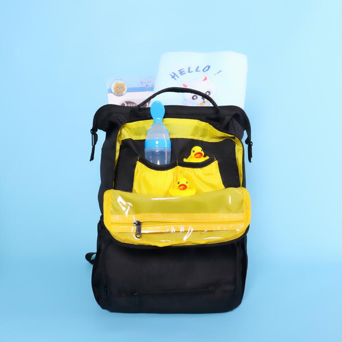 Gambar Papamama OPPA 3003 Cooler Diaper Bag 2in1 - pure black dari PAPAMAMA.CO.ID undefined Tokopedia