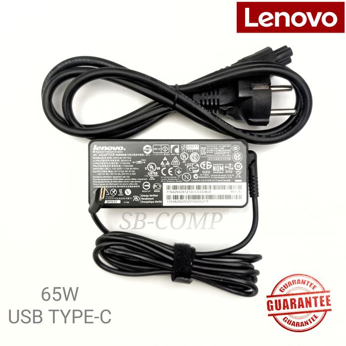 Gambar Adaptor Charger Laptop Lenovo Thinkpad L380 L480 T380 T480 T580 Type c dari SB-COMP undefined Tokopedia