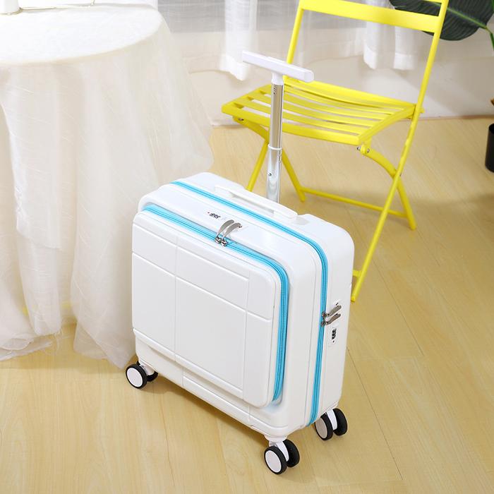 Gambar Koper Mini Hardcase Premium / Tas Travel Organizer + Kunci Koper TSA - White dari Kenzipedia undefined Tokopedia