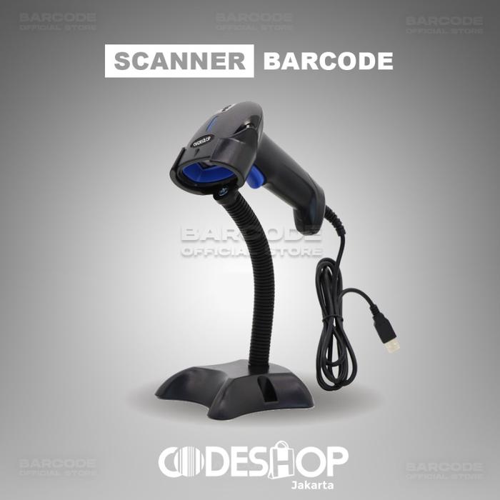 Gambar Scanner Barcode Laser 1D Codeshop CD 303 Setara Scanlogic Kassen CS700 - CD-303 dari Barcode Store Solutions undefined Tokopedia