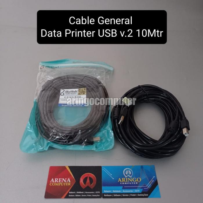 Gambar Cable General Data Printer USB v.2 10Mtr dari Aringo Computer Samarinda undefined Tokopedia